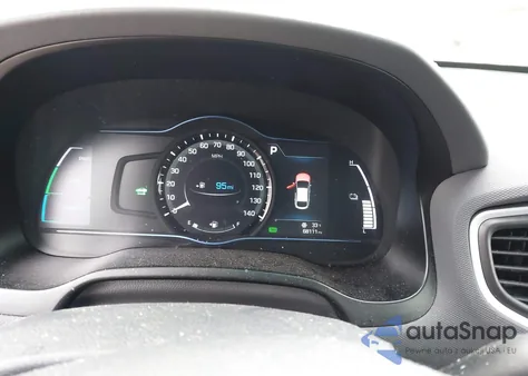 2019 Hyundai Ioniq Hybrid Limited из США, поврежденный, VIN KMHC85LC4KU118651